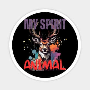 Deer Spirit Animal Magnet